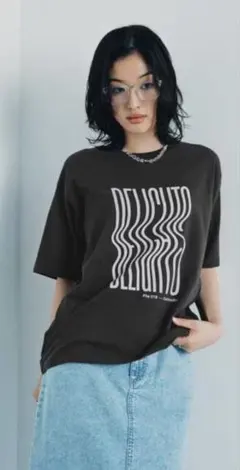 【新品未使用品】Tシャツ　半袖　チャコールグレー　Fサイズ　LEPSIMのサムネイル