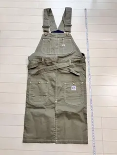 LeeオーバーオールエプロンカーキSのサムネイル