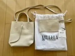 FIRENZE 2Wayレザーミニトートバッグ ホワイト　ミレッラフィレンツェ