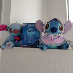 Disney スティッチ　 ぬいぐるみ2種&フィギュアセット