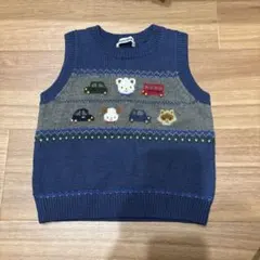美品 90ファミリア　ニットベスト