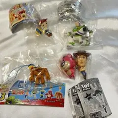 トイストーリー　ちょっこりーず ストラップ フィギュア ガチャセット