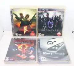 【PS3】ソフト 4点 バイオハザード5・６/グランツーリスモ5 他