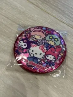 サンリオキャラクターズ　キラキラ缶バッチ