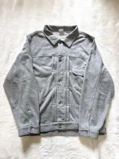 Champion チャンピオン グレー スウェット アウター ジャケット