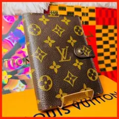 【セール】ルイヴィトン モノグラム アジェンダPM 手帳カバー ノート ブラウン