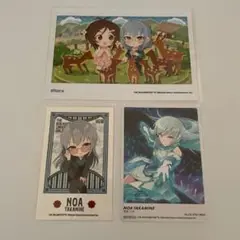 高峯のあ　アイドルマスターシンデレラガールズ　カードほか計3点　7gu