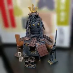 戦国武将の鎧兜、豊臣秀長の鎧兜を参考に制作のサムネイル