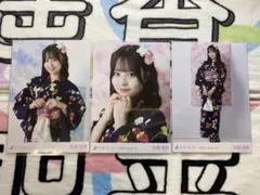 乃木坂46 生写真 浴衣 佐藤璃果 ３種コンプ