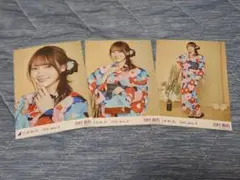 乃木坂46 生写真 田村真佑 真夏の全国ツアー2025 浴衣 ノーマル3種コンプ