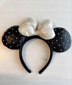 ディズニー レザーキルティングカチューシャ