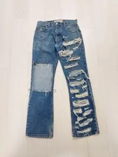 【即購入❌️】Levi's リーバイス517 ブーツカット ダメージ デニム