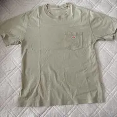 ベージュ Tシャツ ポケット付き