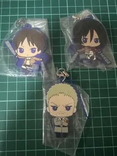 進撃の巨人 ラバーストラップ ラバーマスコット ③