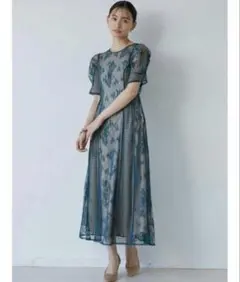 ラグナムーン LADYパネルレースワンピース　ドレス