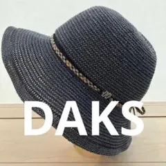 オシャレ DAKS ダックス レディース 57cm ブランド ロゴ帽子 ハットのサムネイル