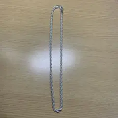 シルバー ツイストチェーン ネックレス