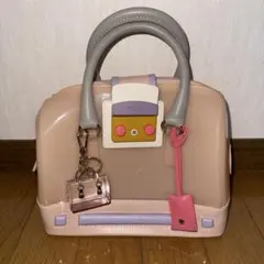 FURLA ハンドバッグ キャンディバッグ　キーホルダー付き