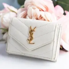 SAINT LAURENT サンローラン ミニ財布 三つ折り 財布