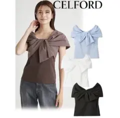 CELFORD / セルフォード リボンデザインカットプル　ホワイトのサムネイル
