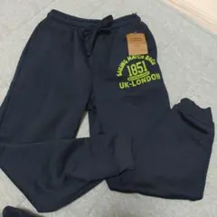 ロングパンツ 150cm ネイビー裏起毛
