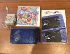 New Nintendo 3DSLL メタリックブルー 本体&太鼓の達人ソフト