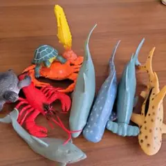 海洋生物フィギュア 11体+αセットのサムネイル