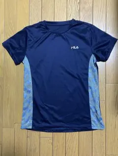 FILA テニス Tシャツ ネイビー　L
