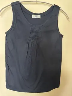 J.PRESS ジェイプレス タックデザイン タンクトップ ネイビー Mサイズ