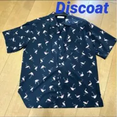★Discoat フラミンゴ柄 半袖シャツ Lサイズ★のサムネイル