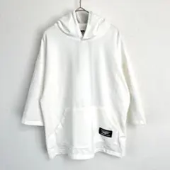 COMME CA ISM ホワイトパーカー M