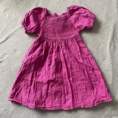 アプレレクール バックリボンワンピース＊ブラウス 100cm ピンク