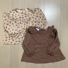 ZARA ザラ zarababy ベビー 花柄 長袖 ブラウス セット