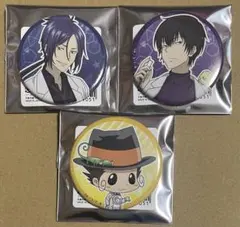 REBORN 缶バッジ　雲雀恭弥　六道骸　リボーン　サイエンスver