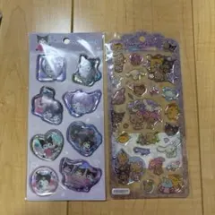 サンリオ ドロップジェリーシール ウォータシール日焼けキティ シナモン　クロミ