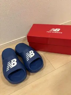New Balance ネイビー サンダル 箱付き