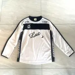 Luzルースイソンブラ 長袖プラTシャツM ホワイト/ブラック
