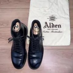 ALDEN 　オールデン　ミリタリーラスト　未使用品 Alden] 別注 ミリタリーラスト Color 8 コマンドストレート