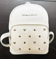 ミッキーマウス＆ミニーマウス　リュック　白　女の子