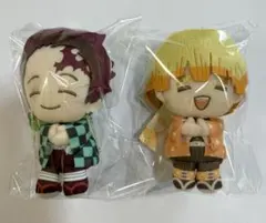 鬼滅の刃　 我妻善逸　 竈門炭治郎 ぽふっとぬいぐるみ