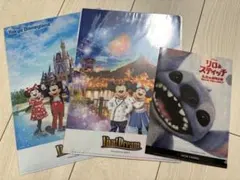 【限定品】ディズニークリアファイル　3枚セット