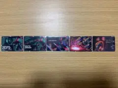 スクラッチカードダス 仮面ライダーVol.1 ゼッツ⭐︎1〜⭐︎4、⭐︎6