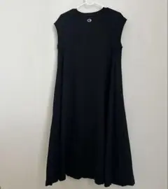 Champion ノースリーブ ロングワンピース 黒