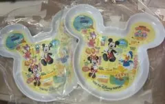 【美品】東京ディズニーリゾート ミッキースーベニアプレート　２枚