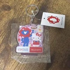 万博 EXPO 2025 ミャクミャクコラボア クリルキーホルダーハローキティ