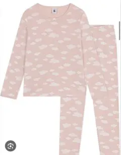 【最終お値下げ価格】プチバトー　雲柄パジャマ　2ans