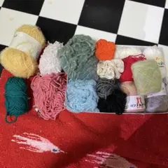 毛糸セット 多色 アクリルウール混合