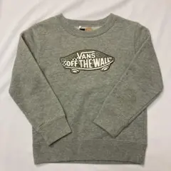 M-476 VANS スウェット トレーナー キッズ 110cm グレーのサムネイル
