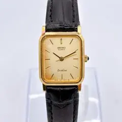 SEIKO EXCELINE 1221-5720 1988年製 スクエア 稼働品 - メルカリ
