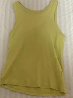 UNIQLO アメリカンスリーブ ブラタンクトップ Mリブ カップ付き